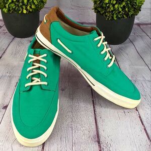Red Ape Side Lace Sneakers Boat Deck Shoes